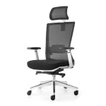 Phantom A1 Aluminum Alloy Ergonomic Office Chair - White - Image 4