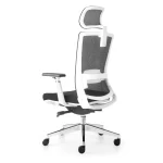 Phantom A1 Aluminum Alloy Ergonomic Office Chair - White - Image 3