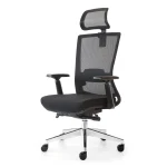 Phantom A1 Aluminum Alloy Ergonomic Office Chair - Black - Image 3
