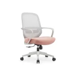 Grey Mid Back Desk Chair - Image 5