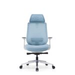 Grey high-Back Ergonomic Office Chair - Image 2